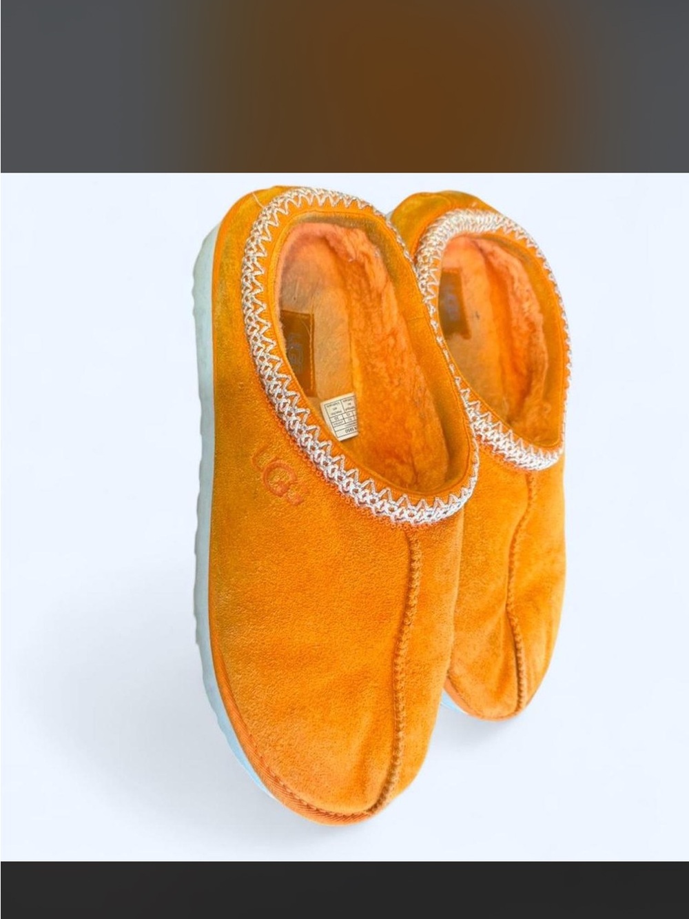 UGG Orange Men's Slip-On Cozy Loafers